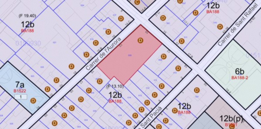 land plot for sale in Barcelona, Catalonia, Spain № 6956