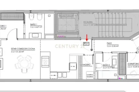 Apartamento de 3 dormitorios en venta en Esplugues de Llobregat, Barcelona, Cataluña, Spain № 6872 - foto 8