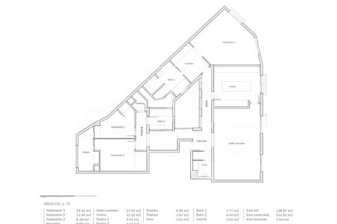Купить квартиру в Барселона, Испания с 4 комнаты, № 1521 - фото 19