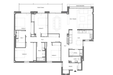 Купить квартиру в Барселона, Испания с 5 комнат, 152м², № 1044 - фото 20