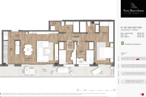 Apartamento de 3 dormitorios en venta en La Sagrera, Barcelona, Cataluña, Spain № 4030 - foto 28