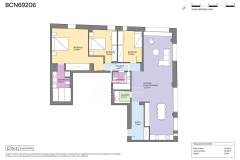 Купить квартиру в Барселона, Испания с 3 спальни, 138м², № 7124 - фото 23