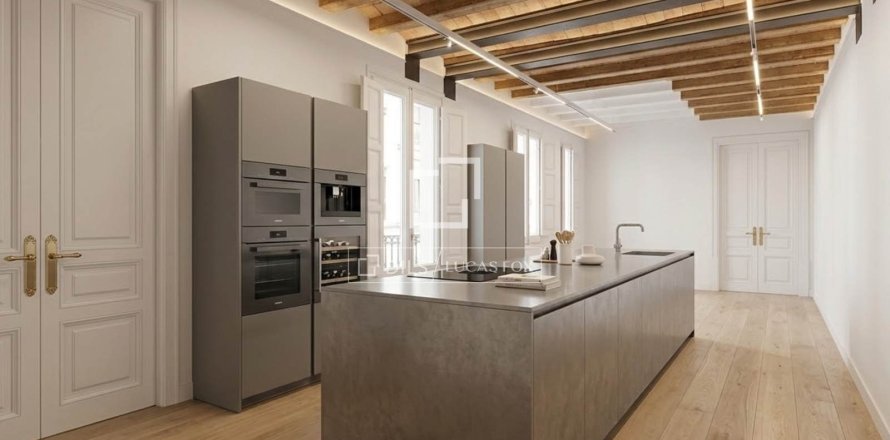 Квартира с 3 спальнями в Барселоне, Каталония, Испания № 6373