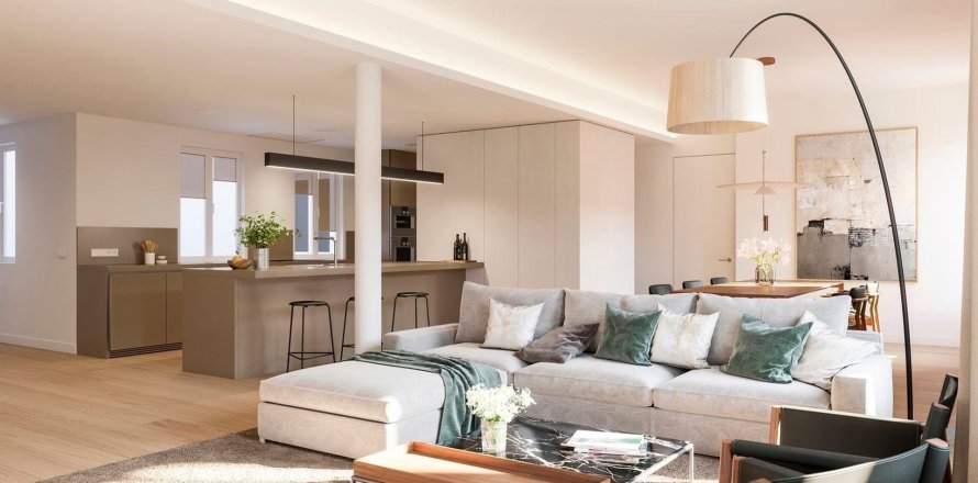 Квартира с 1 спальней в Rambla Catalunya Барселона, Каталония, Испания № 3405