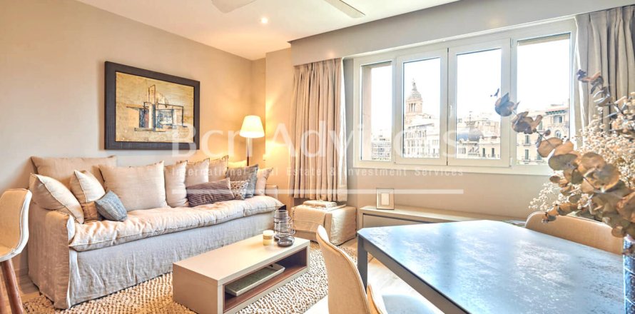 Квартира с 1 спальней в Барселоне, Каталония, Испания № 2905