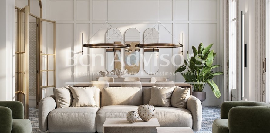 Квартира с 3 спальнями в Барселоне, Каталония, Испания № 2904