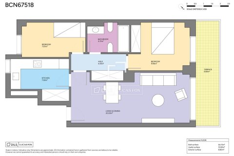 Apartamento de 2 dormitorios en venta en Barcelona, Cataluña, Spain № 6598 - foto 26