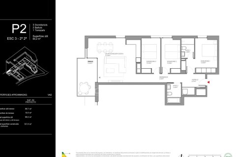 Apartamento de 3 dormitorios en venta en Cubelles, Barcelona, Cataluña, Spain № 4121 - foto 18