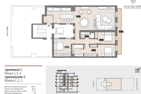 Купить квартиру в Эшампле, Испания с 3 спальни, 158м², № 2750 - фото 23