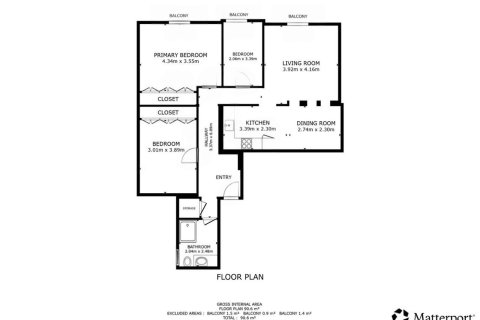 Apartamento de 1 dormitorio en venta en Barcelona, Cataluña, Spain № 7108 - foto 3