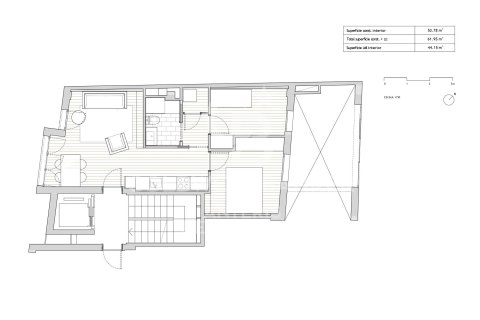 Купить квартиру в Барселона, Испания с 2 спальни, 54м², № 7741 - фото 3