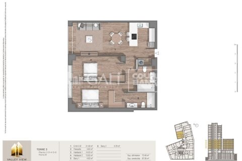 Apartamento de 2 dormitorios en venta en Principado De Andorra (Ninguna Poblacion Tiene C.P.), Lérida, Cataluña, Spain № 7742 - foto 5