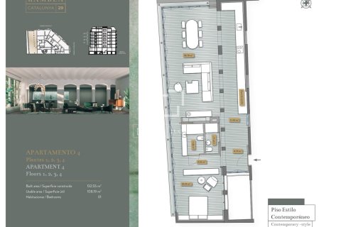 1 chambre apartment à vendre à Barcelona, Catalonia, Spain № 4191 - photo 14